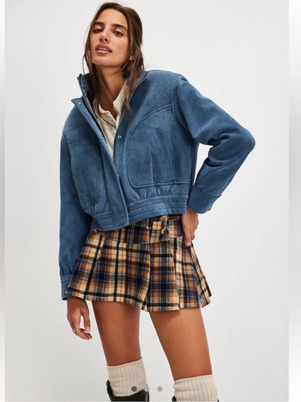 NWT: Free People Serena Micro Skort - Picture 2 of 6